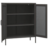 Steel Storage Cabinet in Anthracite 31.5x13.8x40